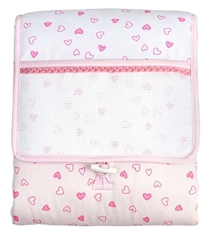 Fasciatoio da borsa - Cuoricini - Rosa