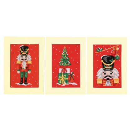 Biglietti di auguri: Schiaccianoci - Set di 3