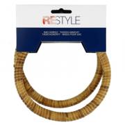 Restyle Manici Rotondi in Rattan 14cm