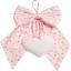 Fiocco Nascita con Cuore - Cuoricini - Rosa