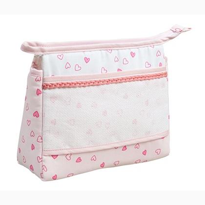 Trousse - Cuoricini - Rosa