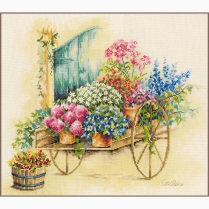 Carrello floreale