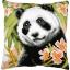 Cuscino - Panda con fiori