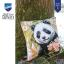 Cuscino - Panda con fiori