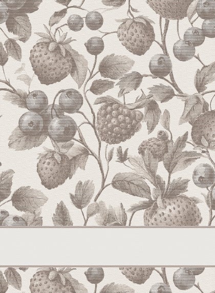 Asciugapiatti - Berries - Ecru