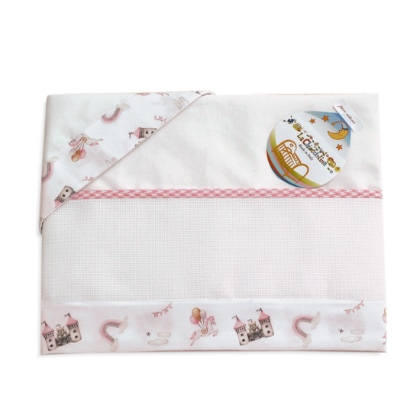 Coordinato Culla - Favole - Rosa (3pz)