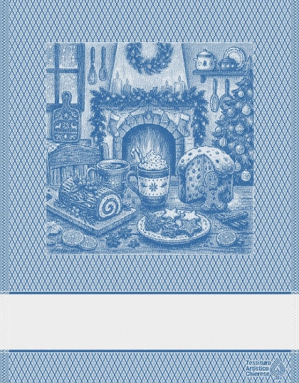 Asciugapiatti - Focolare - Blu