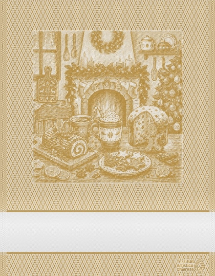 Asciugapiatti - Focolare - Oro