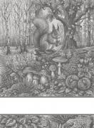 Asciugapiatti - Tesori del Bosco - Antracite
