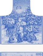 Grembiule Armonia Lurex - Blu