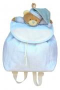 Zainetto per l'asilo - Orso - Azzurro