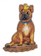 Bulldog francese e l'anatra