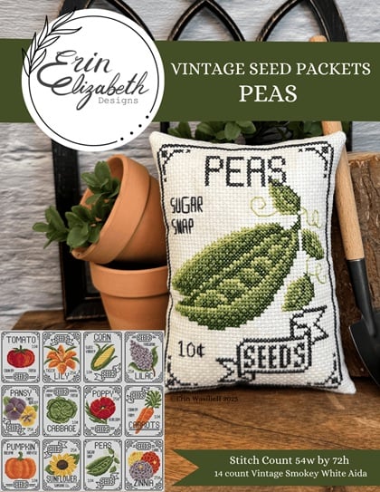 Vintage Seed Packets - Peas