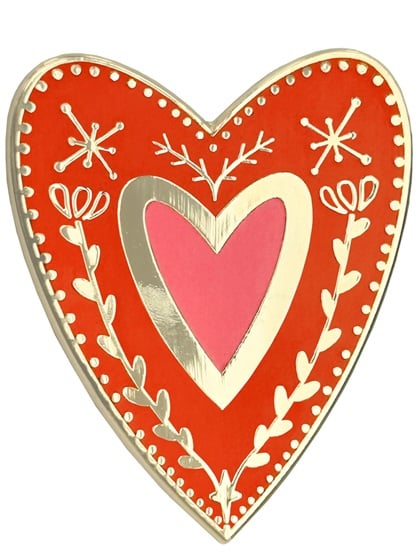 Scandi Heart Needle Minder