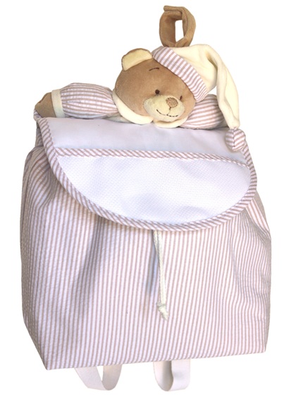 Zainetto per l\'asilo - Orso - Crema