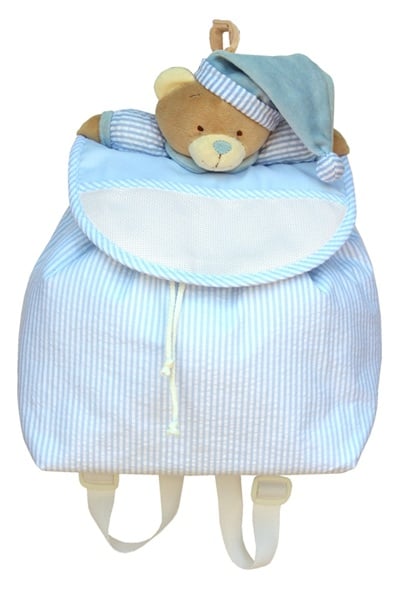 Zainetto per l\'asilo - Orso - Azzurro