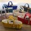 Mini Borsa in Tela Cerata - Verde