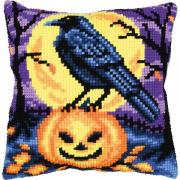 Cuscino - Corvo di Halloween