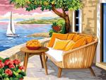 Balcone d'estate