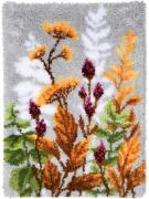 Tappeto - Foglie e fiori autunnali