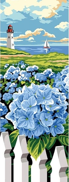 Faro in blu