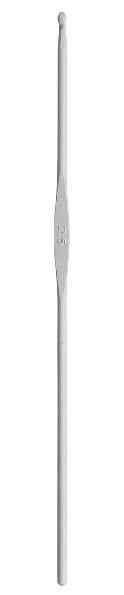 Uncinetto per lana con centrale piatto - 2,5 mm Grigio