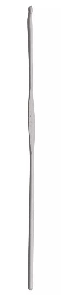 Uncinetto per lana con centrale piatto - 3 mm Grigio