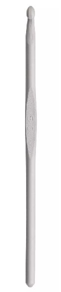 Uncinetto per lana con centrale piatto - 5 mm Grigio
