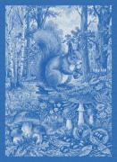 Asciugapiatti - Tesori del Bosco - Blu - NO Aida