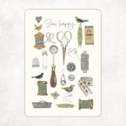 Cartolina "Sew Happy"