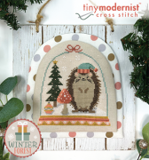 Winter Forest Snowglobe 4 - Hedgehog