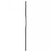 Uncinetto per lana con centrale piatto - 5 mm Argento