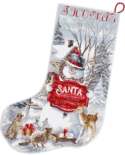 Per favore fermati qui - Calza di Natale