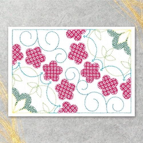 Kit Sashiko Olympus - Tovaglietta