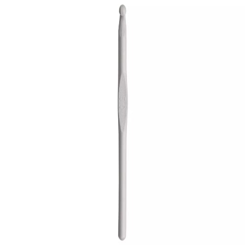 Uncinetto per lana con centrale piatto - 5 mm Argento
