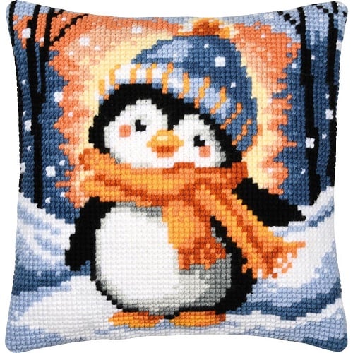 Cuscino - Piccolo pinguino infreddolito