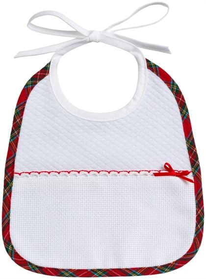 Bavaglino - Natale - Tartan