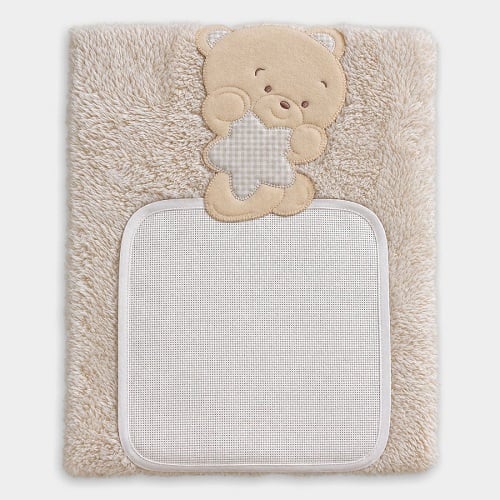Copertina in Pile - Orsetto - Crema