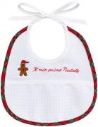 Bavaglino - Il mio Primo Natale - Pan di zenzero in Tartan