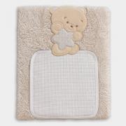 Copertina in Pile - Orsetto - Crema