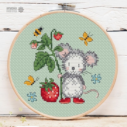 Strawberry Mouse Mini 1