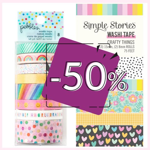 Washi Tape 50%