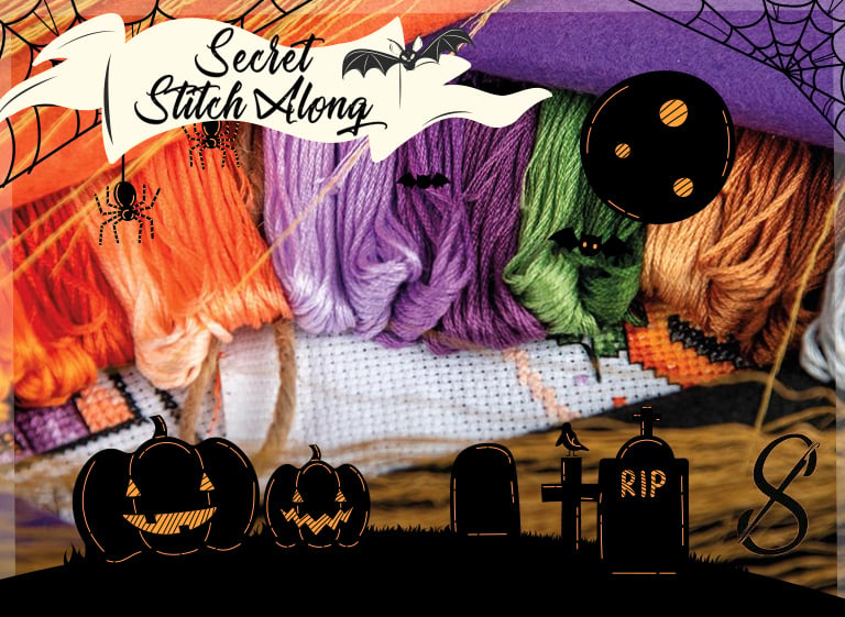 Il mistero si tinge d'arancione: il nuovo Secret Stitch Along Vervaco è dedicato ad Halloween!